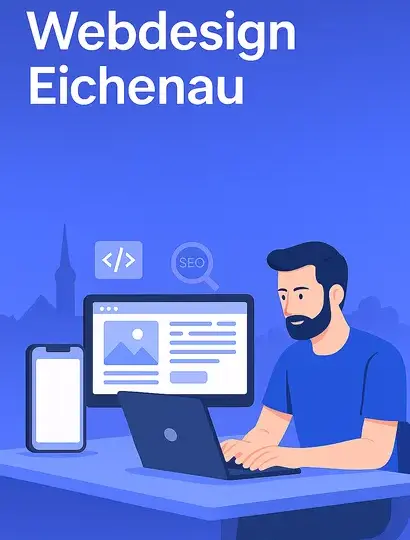 Webdesign Eichenau – moderne, schnelle Website auf Laptop und Smartphone