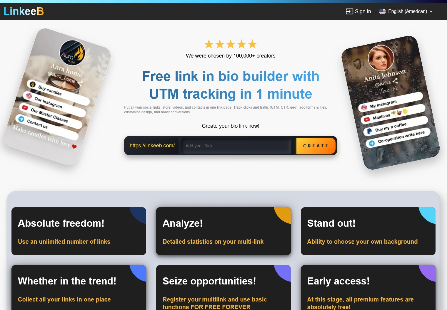 Startseite von linkeeb.com